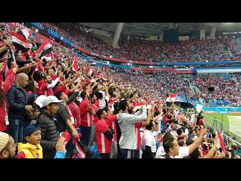 Egyptian National Anthem in World Cup 2018 -  النشيد الوطنى المصرى في كأس العالم روسيا