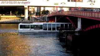 preview picture of video 'Japan Trip 2013 Tokyo Asakusa Sumida-gawa(River) Tugboat Water-bus Asahi Beer Hall TOKYO SKYTREE 69'