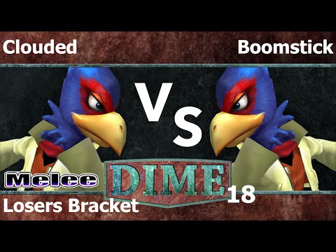 DIME 18 Melee - AWOL | Clouded (Falco) vs Boomstick (Falco) - Losers Bracket