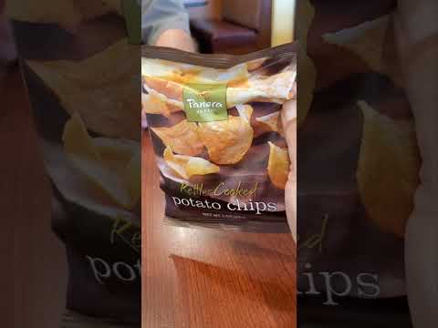 Panera Bread Brand Kettle-Cooked Potato Chips #satisfying #shorts #amazing #hack #yearofyou #asmr