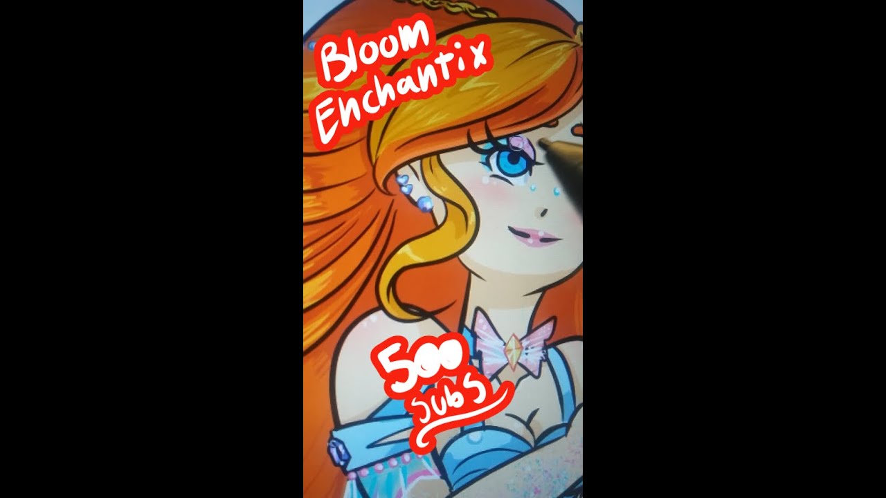 bloom enchantix mermaid winx club aesthetic anime cartoon tiktok art drawing halloween