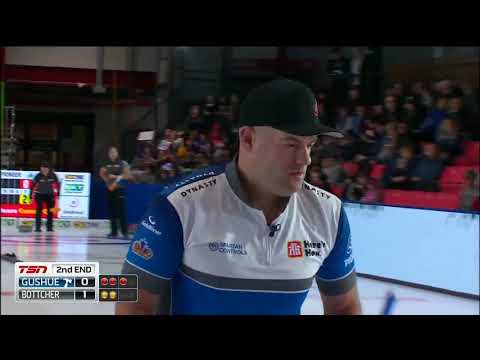 #cancup2019 Brandon Bottcher scrapes the shit out of the ice