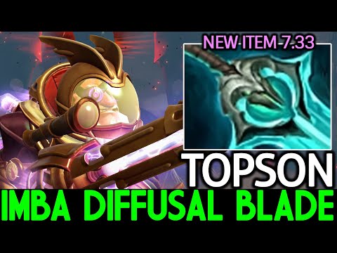 TOPSON [Sniper] New Item is Good Imba Diffusal Blade Upgrade Dota 2