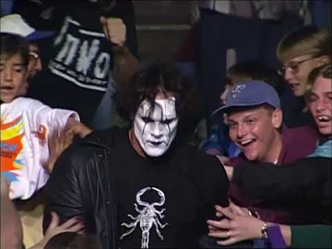 Rick Steiner vs 2 Stings !? NWO Sting gets Death Dropped! 1996 (WCW)