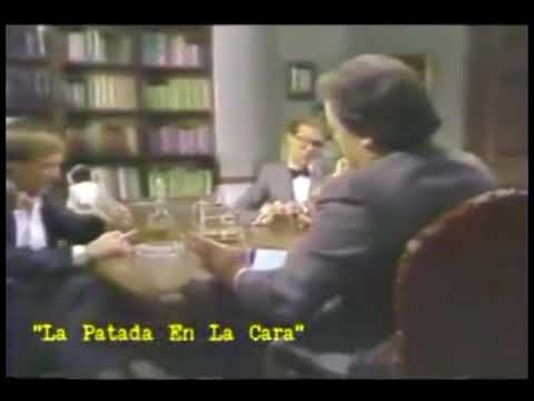 "La patada en la cara" Cuatro locos en el set.