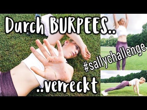 BRING SALLY UP Burpee  & Plank Challenge  | 3 Minuten HIIT WORKOUT zum Fett verbrennen