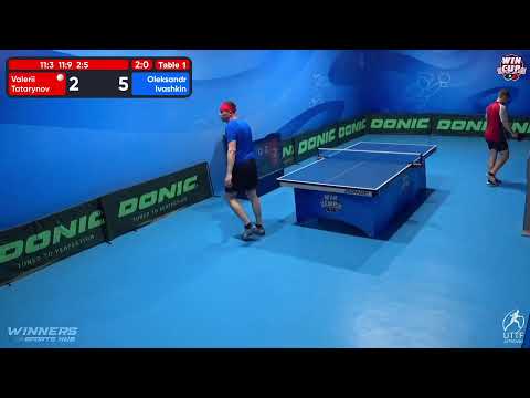 13:30 Valerii Tatarynov 3 - 0 Oleksandr Ivashkin West 1 WIN CUP 05.11.2022 | TABLE TENNIS WINCUP