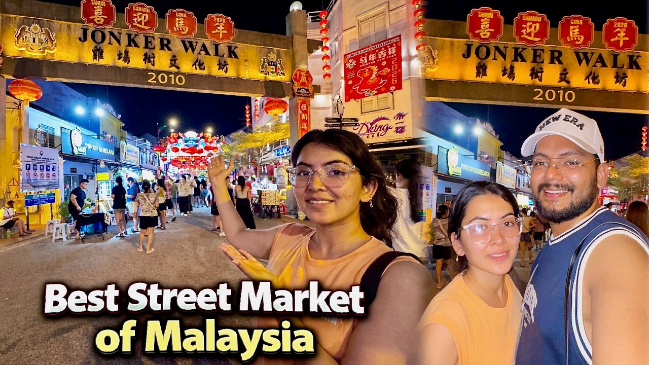 From Street Food to Shopping 😍 | Jonker Walk Melaka Ep 08 Malaysia Vlog | Suyash Aswal