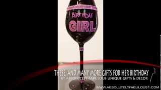 preview picture of video 'Staff Pick #2: Blingy Birthday Wine Glasses (with Diane)'