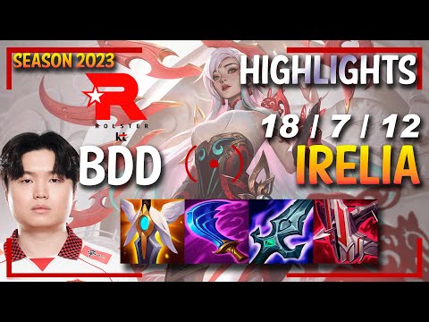 KT BDD IRELIA Mid - HIGHLIGHTS - KR SoloQ Ranked
