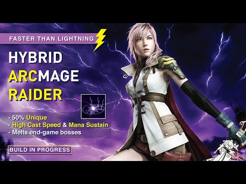 Working on an interesting【ARCmage Raider】with high Cast Speed & Mana Sustain (Build in progress)