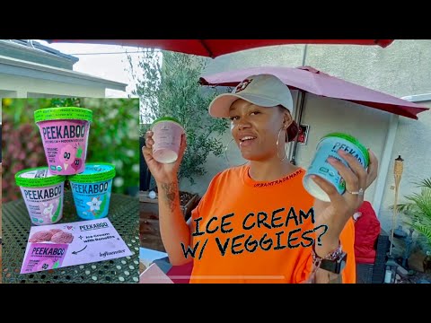 PEEKABOO ICE CREAM W/ HIDDEN VEGGIES TASTE TEST - #INFLUENSTER