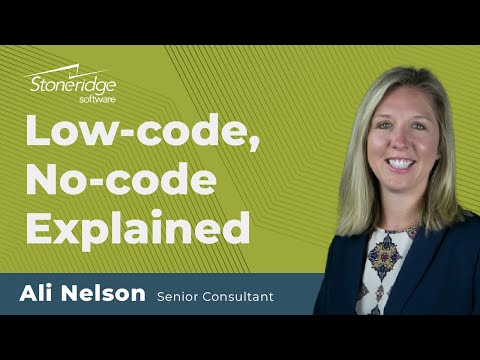 See video What Does Low-Code, No-Code Mean When it Comes to the Power Platform?
