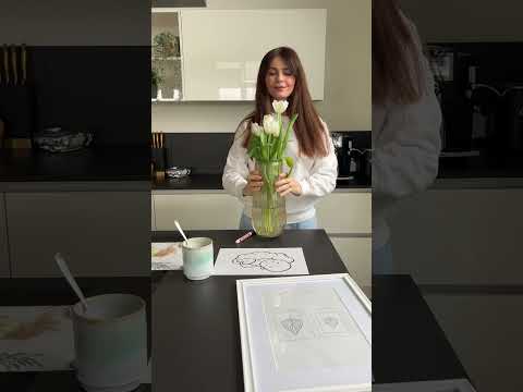 Eine kleine Bastelidee 😍 #diy #basteln #sohn #erinnerung #mama