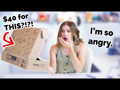 The WORST Art Subscription Box I've EVER Opened.