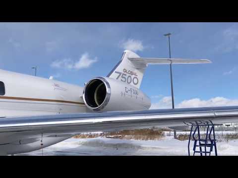 Global 7500 cabin tour