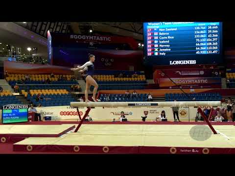 SUTO-TUUHA Agnes (ISL) - 2018 Artistic Worlds, Doha (QAT) - Qualifications Balance Beam