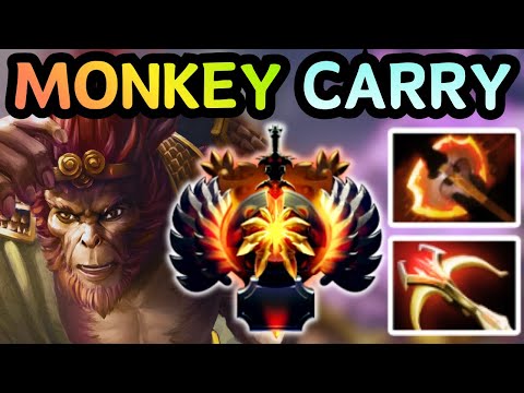 🔥 NEW PATCH 7.40b MONKEY KING CARRY DAMAGE FROM EVERY ANGLE | DOTA 2 GAMEPLAY 🔥