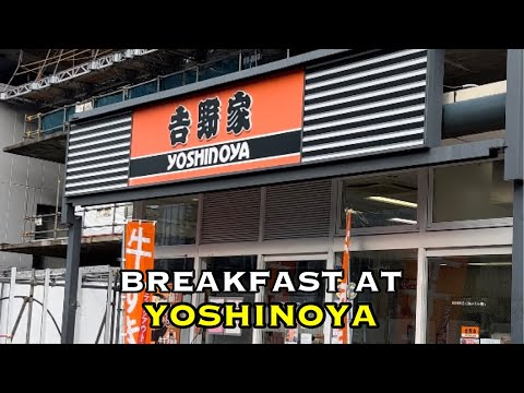 Yoshinoya | Restaurante Gyudon | Comida barata no Japão | Opção de refeição econômica
