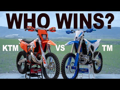 This is WAR - KTM 300 XC-W vs TM EN 300 ES 2T Dirt Bike