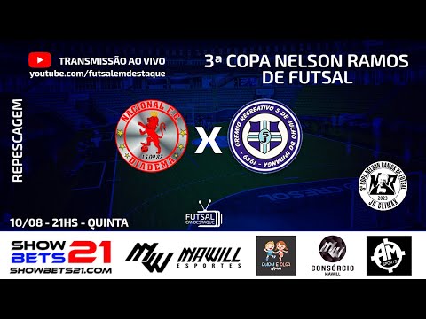 3ª COPA NELSON RAMOS - NACIONAL X 5 DE JULHO   #futsalemdestaque