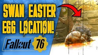 Fallout 76 Easter Egg Location : Swans Pond Fallout 76