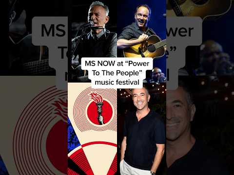 MS NOW at “PowerTo The People” music festival