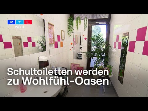 Schultoiletten werden zu Wohlfühl-Oasen – neues Klo-Konzept an Schule in Duisburg | RTL WEST