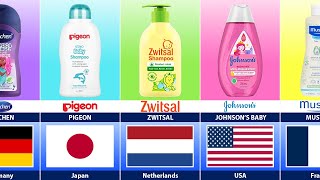 Baby Shampoo Brands From Different Countries