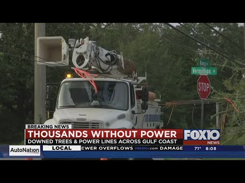 Thousands still without power in Baldwin County