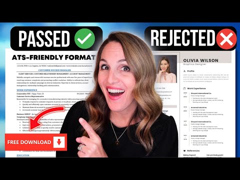 Your Resume Is Getting REJECTED by ATS (Here’s How to FIX IT) + FREE TEMPLATE INSIDE!