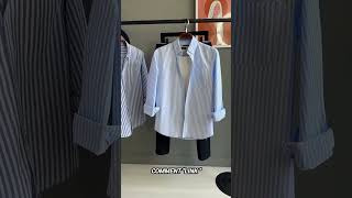 Old Money Shirt in Summer 2025 | Striped Cotton Shirt Look for Men | U-TURN Shirt Styling #fashion