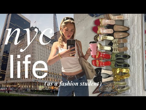 back to fashion school in nyc 📚 a week in my life!