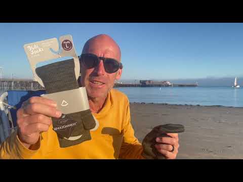 LUNA Sandals Merino and Japanese Washi Paper Yubi Tabi Sock