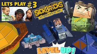 Lets Plays SICK BRICKS Part 3: Exploring Space Hood w/ Berserker Bot & Spaceship (FGTEEV Gameplay)