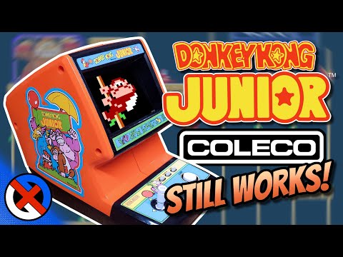 Donkey Kong Jr. 1983 Coleco Tabletop Arcade Machine STILL WORKS!