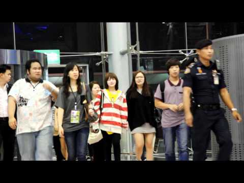 [Fancam] T-ara at Suwannabhumi airport 130311