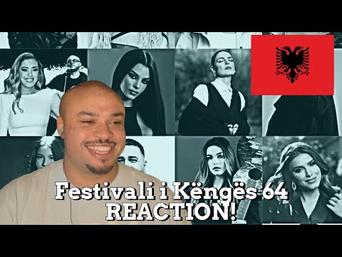 🇦🇱  I react to the Festivali I Kënges 64 entries!! | Jordan Davis Eurovision 🇦🇱