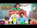 GOO GOO GAGA PLAYS HIDE N SEEK WITH RYAN S WORLD SQUISHY TOYS
