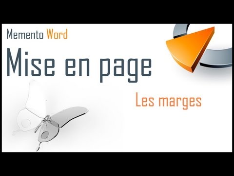 comment regler la marge sur word