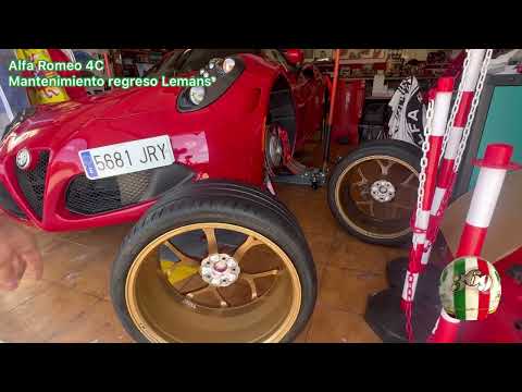 Alfa Romeo 4C Inicio la revisión POST Lemans Classic Tribe Days 2.
