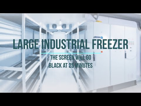 Large industrial freezer sound