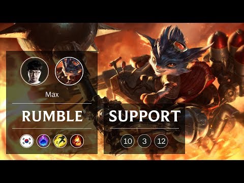 Rumble Support vs Soraka - KR Grandmaster Patch 9.3