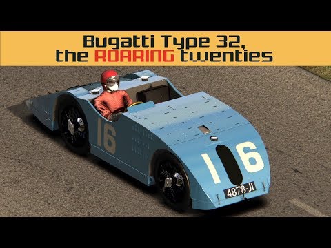 Thumbnail for 1923 Bugatti Type 32 - a roaring ride! (Assetto Corsa Mod Review and Free Download) by Car