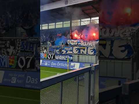 SV Meppen Pyro in Wiesbaden
