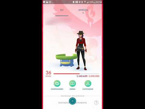Conta level 36 Team Valor Com muitos Pokémons Lendários, Shiny’s pokémons raros e também sortudos.