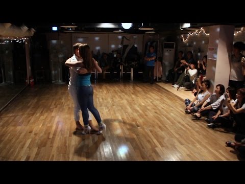 Kristofer Mencák & Yuliya WolFoX Volkova - Kizomba Improvisation, Seoul
