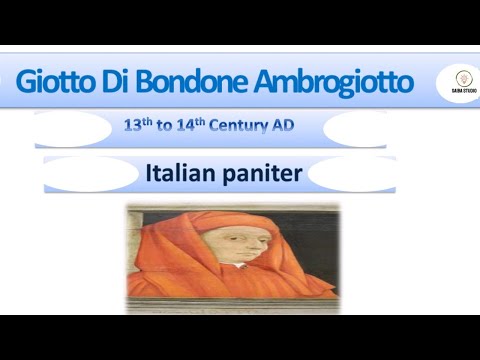 Giotto di Bondone  Italian painter and architect
