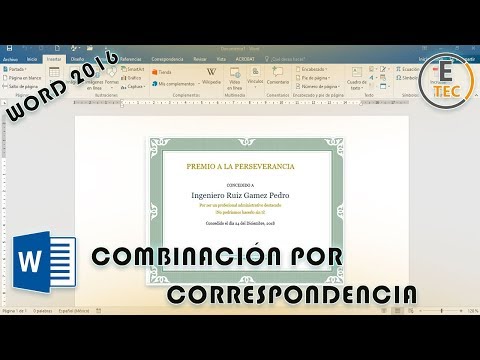 Mail merge with Word 2016