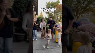 Red Eye Flight with Twin Toddlers ✈️ #flyingwithkids #travelingwithkids #twinmom #twintoddlers